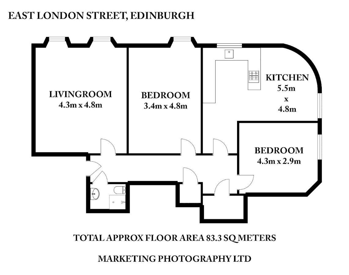 The East London Street Residence 爱丁堡 外观 照片